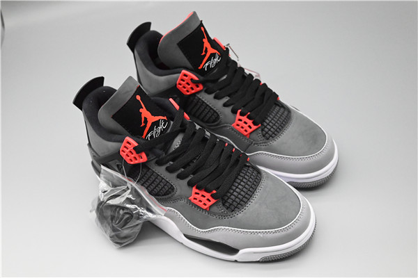 Men's Hot Sale Running weapon Air Jordan 4 Grey Shoes 0108